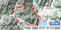 Track GPS Lago di Garda – Ponale Belvedere Loop from Nago-Torbole